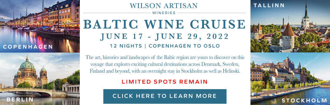 Wilson Artisan Wines Baltic Wine Cruise Banner Image